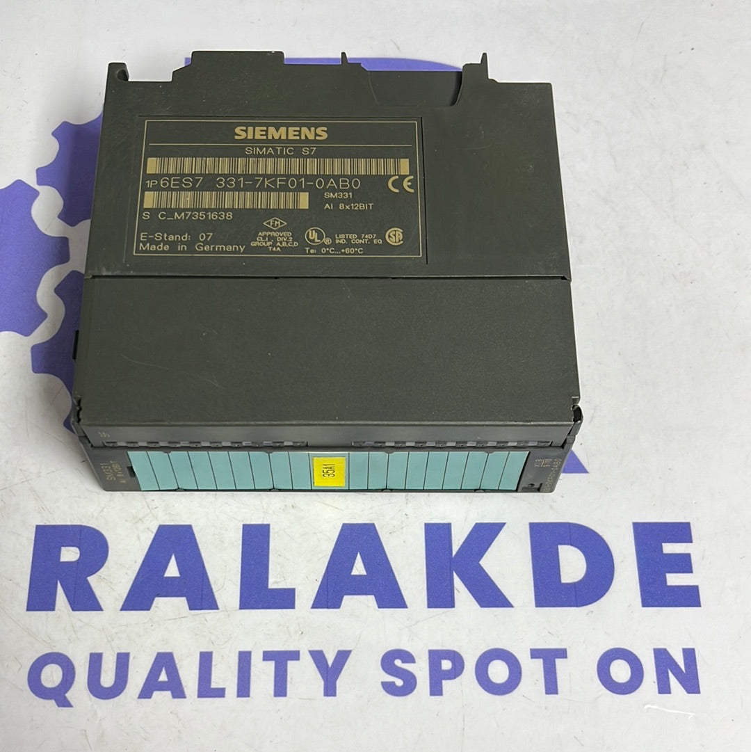 SIEMENS 6ES7331-7KF01-0AB0 – Ralakde Automation