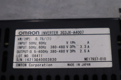 OMRON 3G3JX-A4007