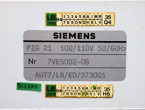 SIEMENS 7VE5002-0B