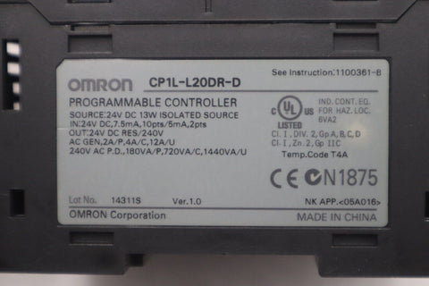 OMRON CP1LL20DRD
