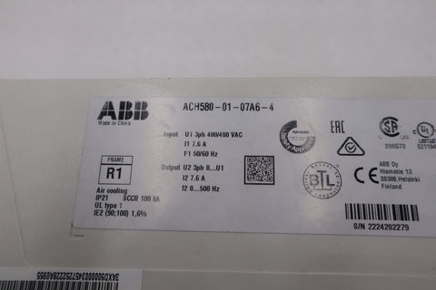 ABB ACH580-01-07A6-4