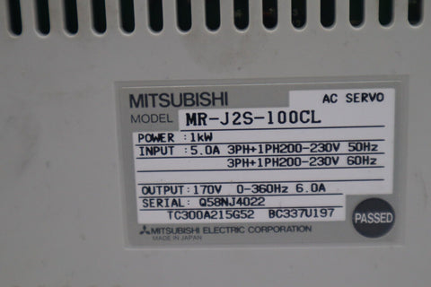 MITSUBISHI MR-J2S-100CL
