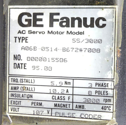 Fanuc  A06B-0514-B672#7008