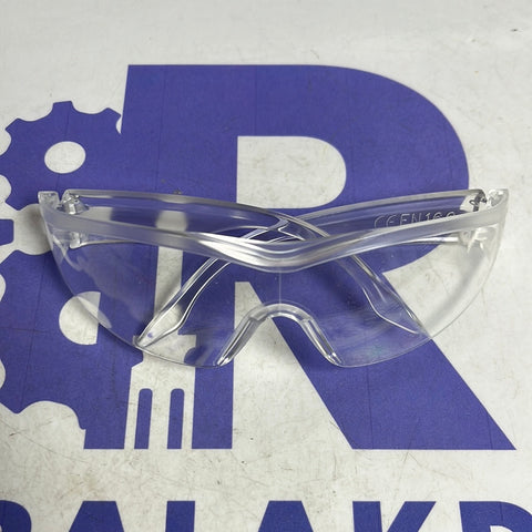 SILVERLINE CLEAR WORKSHOP SAFETY WRAPAROUND GLASSES.