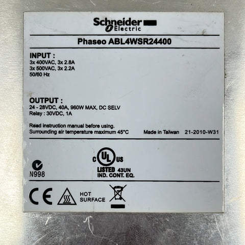 schneider electric 400-500 VAC