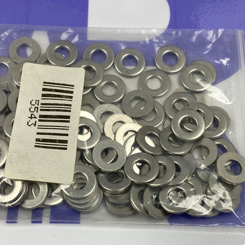 M6 A4 S/ST FLAT WASHER BS4320 FORM C PPQ100