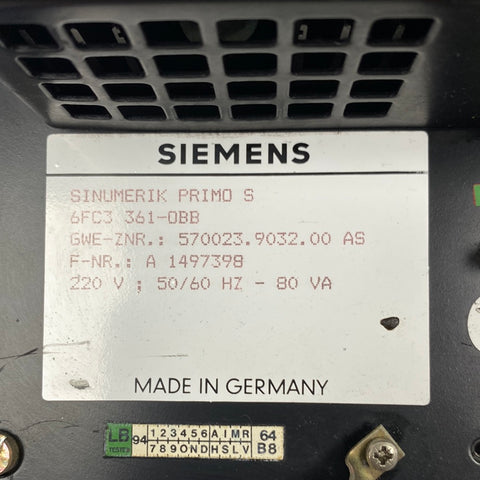 SIEMENS 6FC3361-0BB