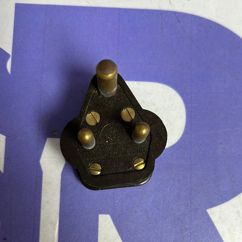 MK Brown Electrical 3 Pin Plug top