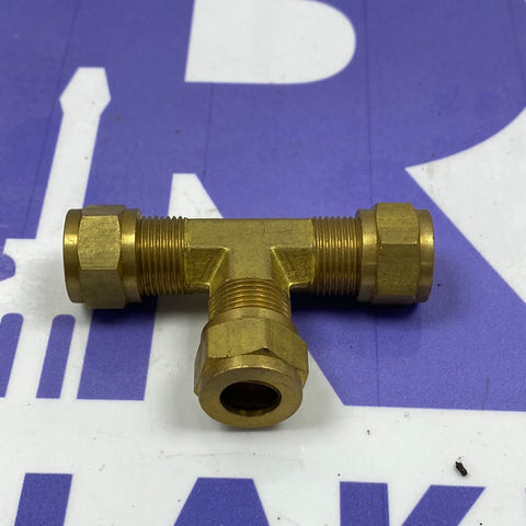 12 mm Brass Compression Tee