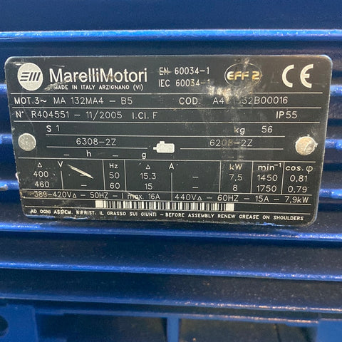 MARELLIMOTORI MA 132MA4-B5 / R404551-11/2005