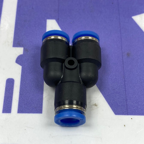 XHNOTION PNEUMATIC PUSH IN FITTINGS F 08 MM Y SHAPE