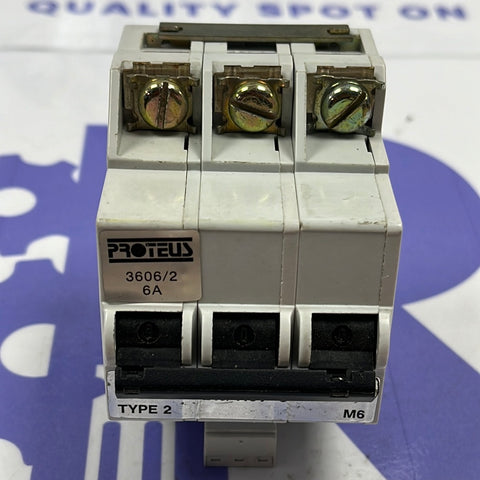 PROTEUS 3606/2 6A M6 TERMINAL BLOCK