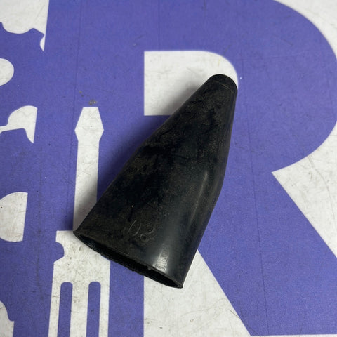 BLACK TRIANGLE SHAPE, CABLE GLAND SHROUD COVER SOFT PLASTIC.