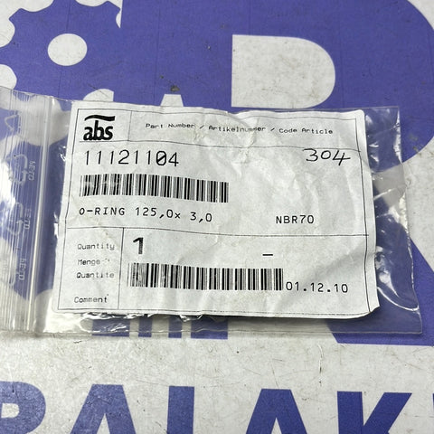 Abs O-Ring  125,0*3,0 NBR70