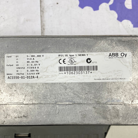 ABB ACS550-01-012A-4