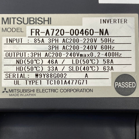 Mitsubishi Electric FR-A720-00460-NA