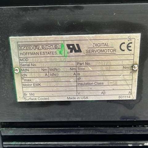 Indramat Digital Servomotor MDD112C-N-030-N2L-130PB2 249779