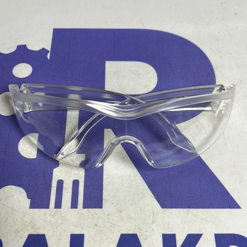 SILVERLINE CLEAR WORKSHOP SAFETY WRAPAROUND GLASSES.