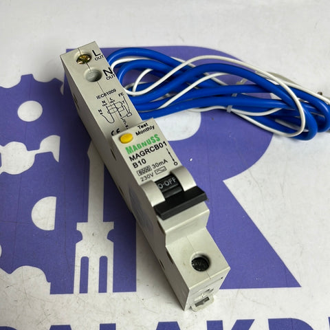 MAGNUSS 10A 30MA TYPE B RCBO MAGRCB01