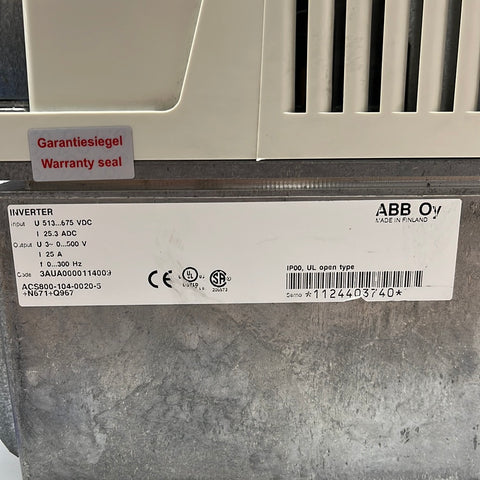 ABB ACS800-104-0020-5+N671+Q967