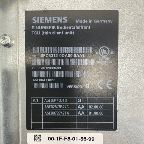 SIEMENS 6FC5312-0DA00-0AA1