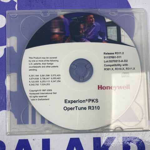 HONEYWELL EXPERION PKS OPERTUNE DVD