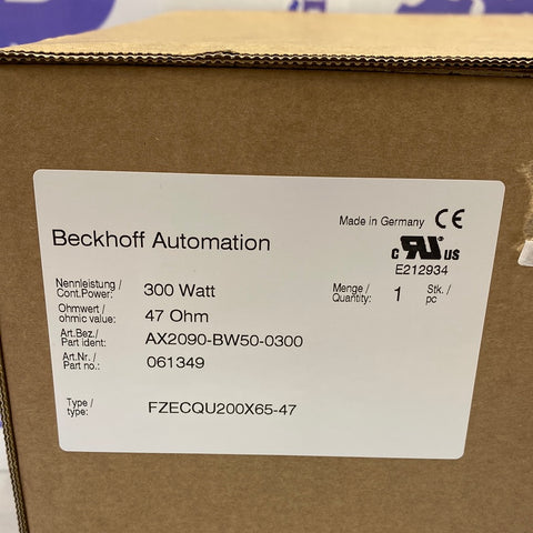 BECKHOFF AX2090-BW50-0300