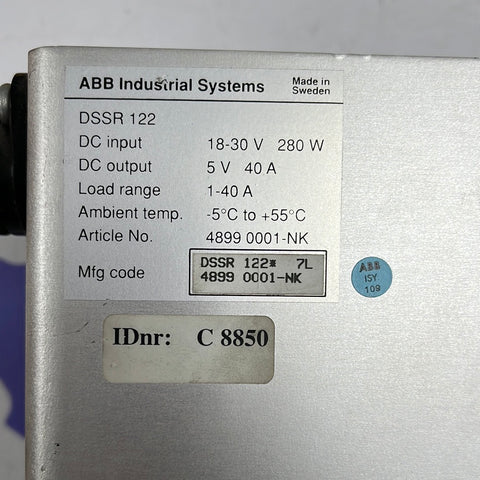 ABB DSSR122