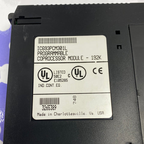 GE FANUC IC693PCM301L