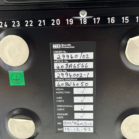 F8 TRIPPING PROTECTION RELAY 220V DC REYROLLE (NSS) F8/141