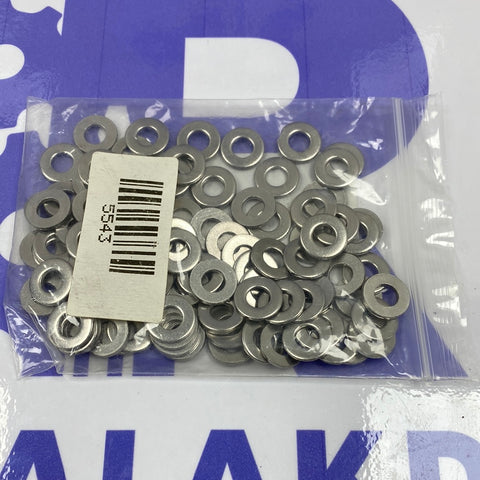 M6 A4 S/ST FLAT WASHER BS4320 FORM C PPQ100