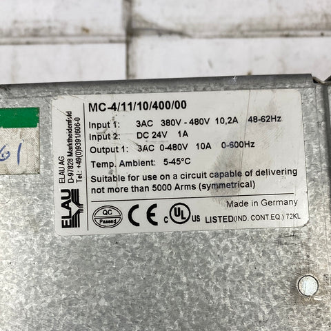 Schneider Electric MC-4/11/10/400/00 RACK