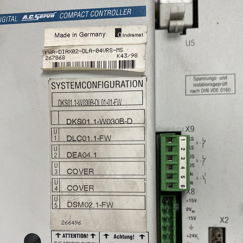 BOSCH INDRAMAT DKS01.1-W030B-DL01-01-FW