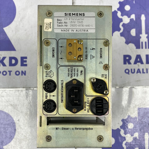 Siemens 120W-VERSTAERKER C98392-A9701-A401-1