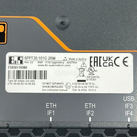 B&R  6PPT30.101G-20W