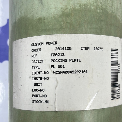 ALSTOM POWER PACKING PLATE PL 501