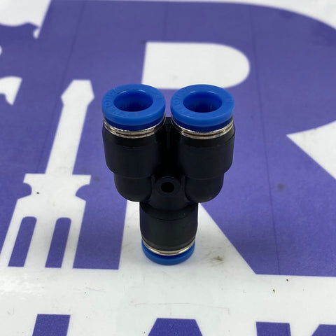 XHNOTION PNEUMATIC PUSH IN FITTINGS F 08 MM Y SHAPE