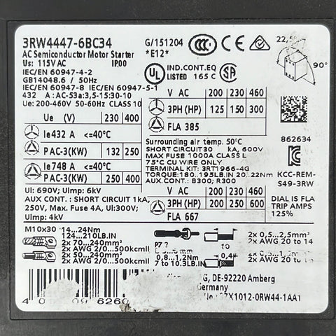 Siemens 3RW4447-6BC34