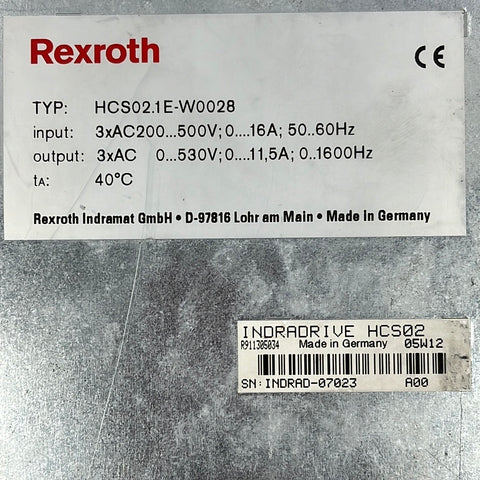 Bosch Rexroth HCS02.1E-W0028-A-03-NNNN