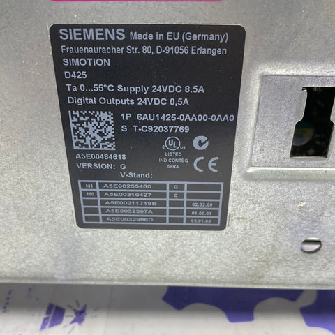 SIEMENS 6AU1425-0AA00-0AA0