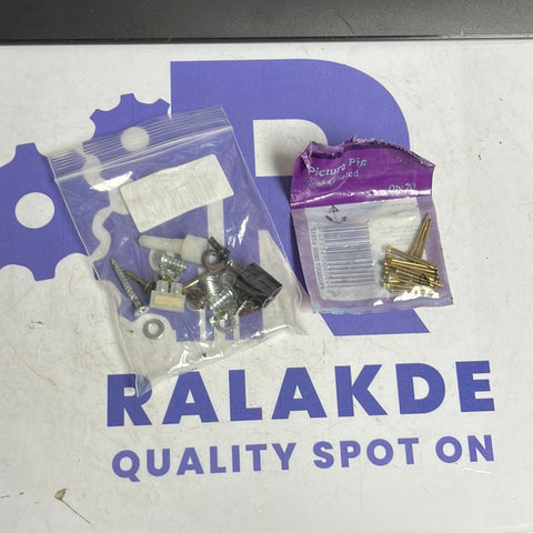 ASSORTED NUT AND SCREWS AND PINS