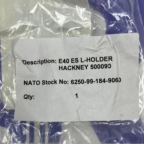 E40 ES L-HOLDER HACKNEY 500090