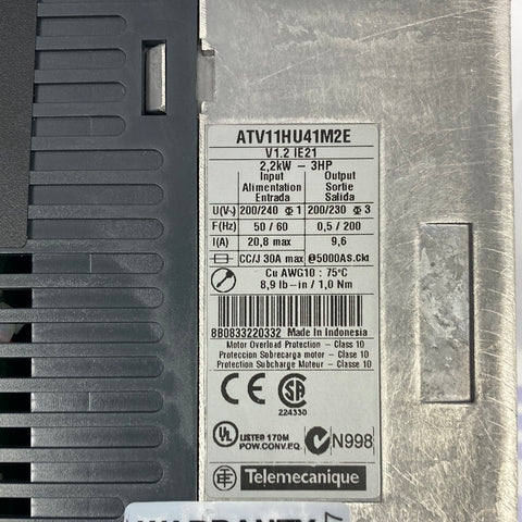 SCHNEIDER ELECTRIC ATV11HU41M2E