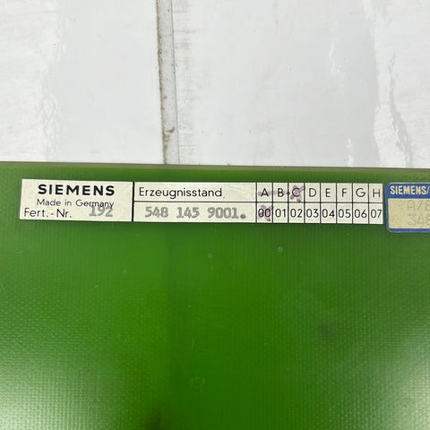 Siemens 548 145 9001 Sinumerik Board (MS710)