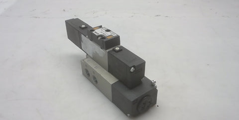 SMC VFS2300-5FZ WITH ATTACHED PART NUMBER SMC NVF2000-1