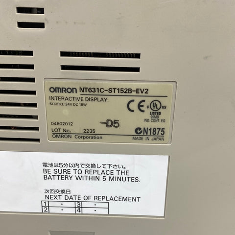 OMRON NT631C-ST152B-EV2