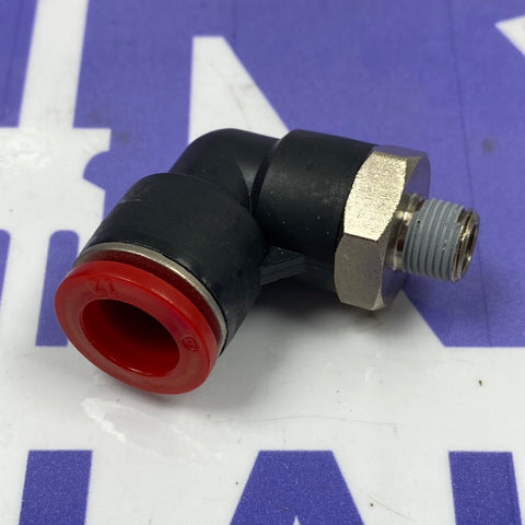 PUSH IN FITTING SWIVEL ELBOW 12MM