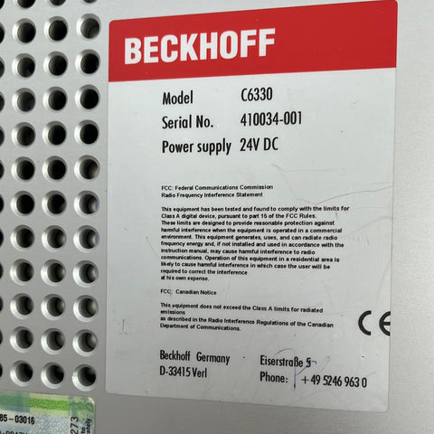 BECKHOFF C6330