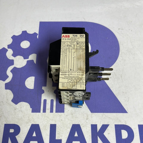 ABB THERMAL RELAY 1 TO 1.4A T25-DU-25 T25 DU 25.