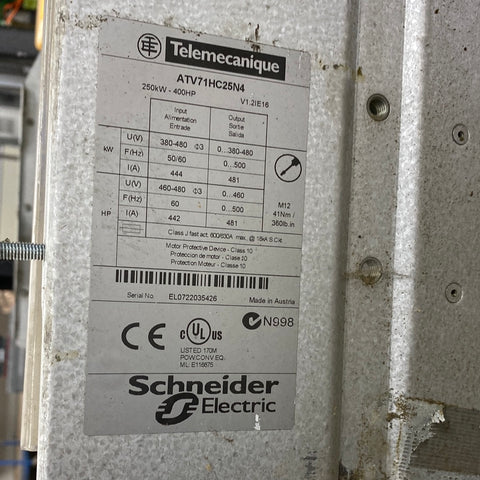 SCHNEIDER ELECTRIC ATV71HC25N4